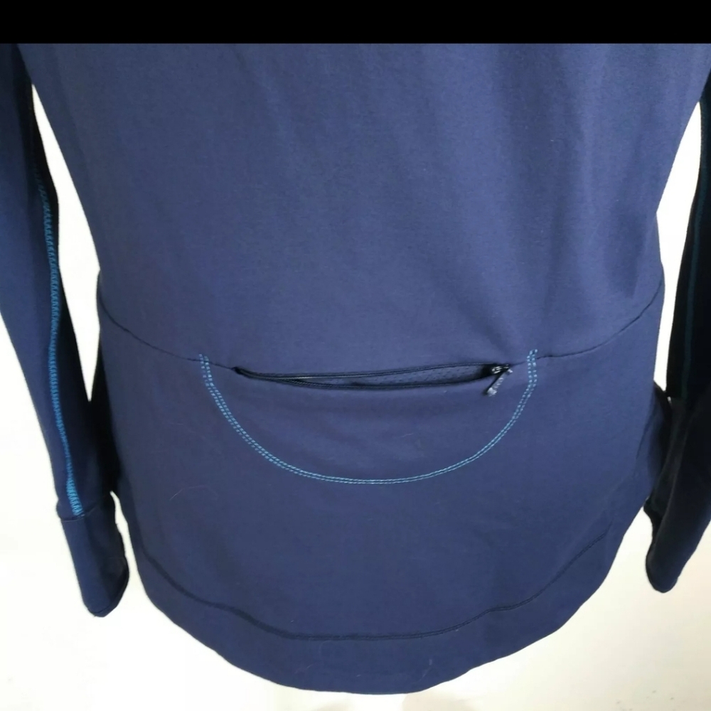 alo COOL FIT   Blue 1/4 Zip Women's Long Sleeve,ACTIVEWEAR Shirt SZ Small - Picture 7 of 9